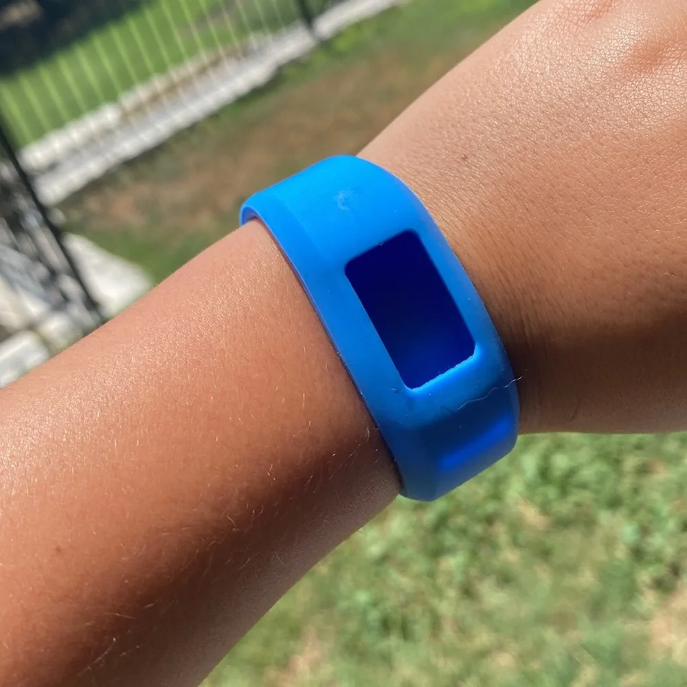 White red, yellow, green, pink, black purple, mint orange blue Fitbit adjustable